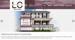 Desktop Screenshot of loeschconstruction.com