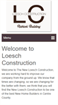 Mobile Screenshot of loeschconstruction.com